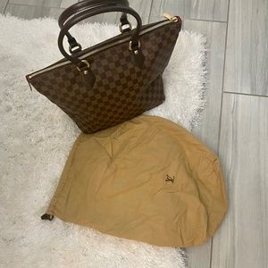 Vintage LOUIS VUITTON Saleya MM Shoulder Handbag